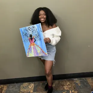 Little sis painting...amazing