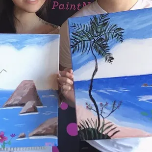 Beach Escape with Dave #PaintNitePosse
