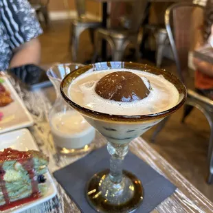 Espresso bomb martini