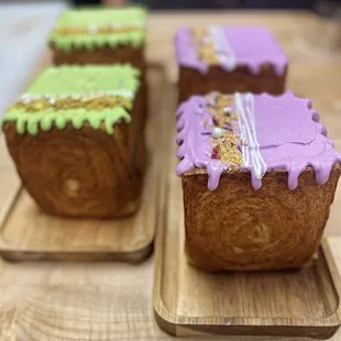 a variety of pastries