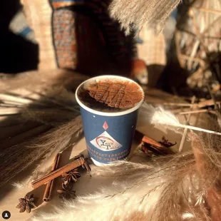 a cup of hot chocolate