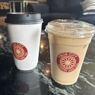 Cafe con leche and Chai Latte