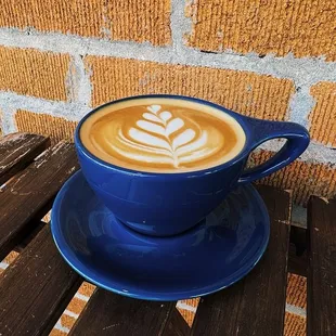 Enjoy a spot in the front of the shop watching the Ybor Chickens scurry around while drinking any of our house-made craft lattes!