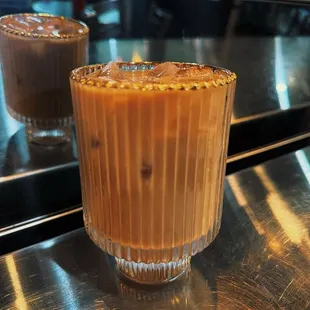 Enjoy our house made cold brew plain or with some milk and flavoring!