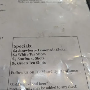 Starburst shots were the best