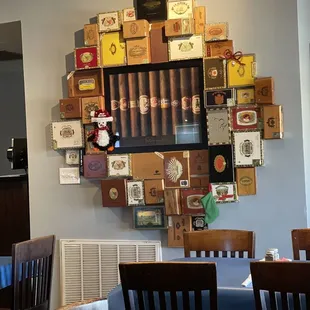 Cigar Box Wall