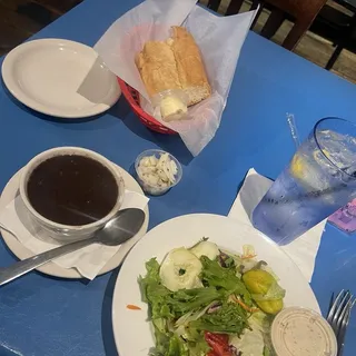 Our Garden Salad and Cup of Soup