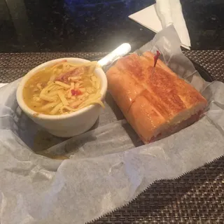 1/2 Cuban and Cup of Soup