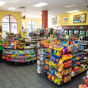 a view of a grocery store