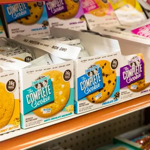 a variety of cookies