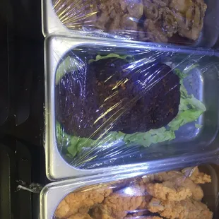 The black bean veggies patty.