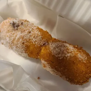 Half &amp; half korndog sprinkled with sugar was great