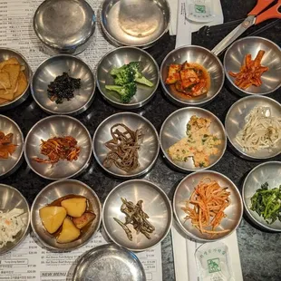 18 side dishes for 2 people