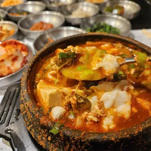 Seafood Tofu Soup