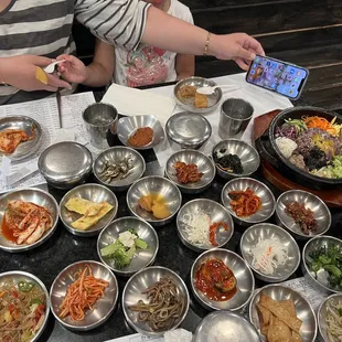 Look at the bon chon spread!!! Amazing!!!