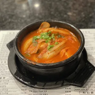 Kimchi stew