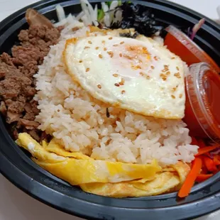 Beef bibimbap
