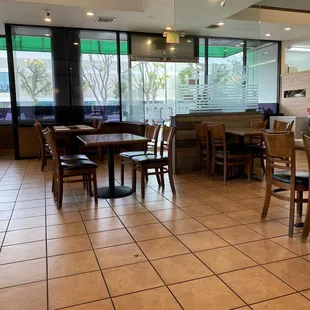 This pic doesn't really show how much space the restaurant has; it feels spacious when you're seated.