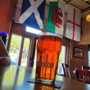 a pint of beer