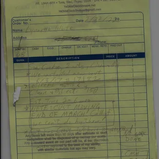 "Ye Olde Clock Shoppe" (YOCS) in Tucson has to be the most conceited small business in town.  I took my Cuckoo clock (prior to moving) to ge