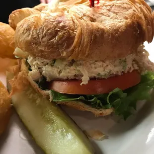 Chicken Salad Croissant Sandwich!