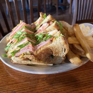 Grilled Smoked Turkey & Cheese