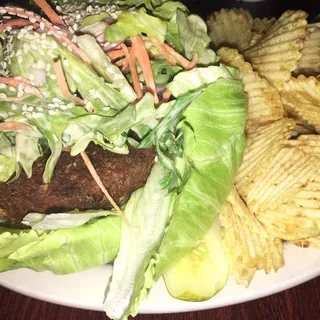 Vegetarian  "Fauxlafel"  Burger