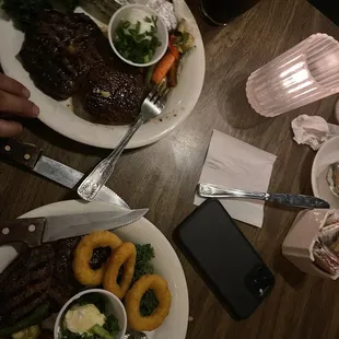 Sirloin and Ribeye dinner date