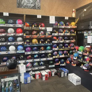 Large selection of bowling balls from the best brands!
