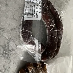 Jalapeño Elk sausage. So good.