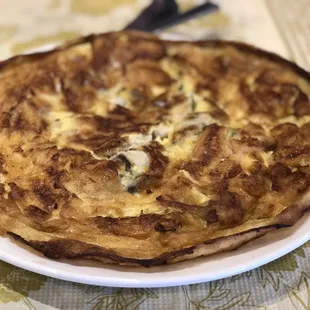 Eggs with oyster pancake (but it was more like an omelette)