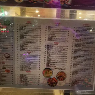 Ye Seafood House Menu Page 1