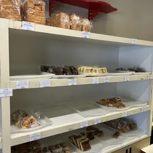 a variety of baked goods