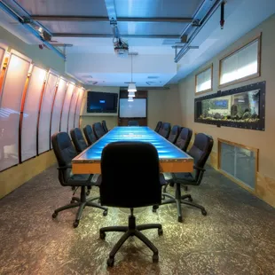 Conference Room 1 - seats up to 16.