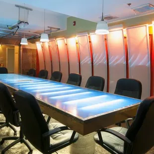 Conference room 1 - seats up to 16 people.
