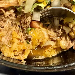 See the grease pooling at the bottom?  That's not meat juice, just flavorless grease