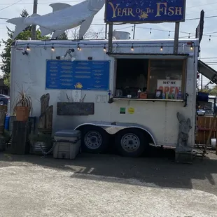 Year of the Fish food cart.
