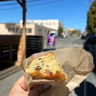 Chinese sausage biscuit