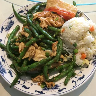 Sauteed String Beans With Ground Pork