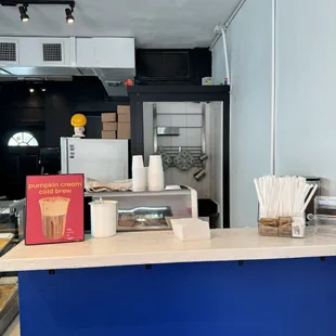 Napkins, straws, sugar..