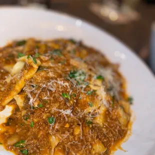 Delicious! Ostrich bolognese