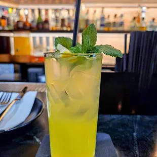 One of their alcohol free options: cucumber mint lemonade.  Very refreshing!