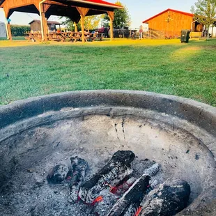 A view from the fire pit