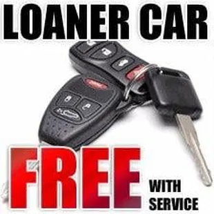 Free Loaner Car, while your vehicle is serviced.