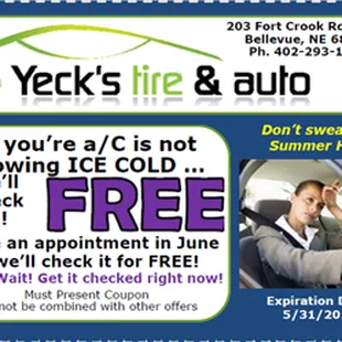 Free Air Conditioning Inspection!