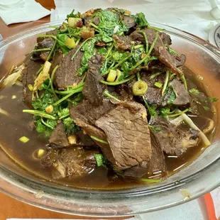 Hot and Spicy Beef w Cilantro