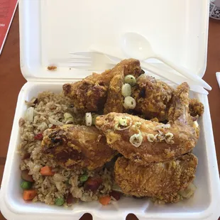 Special made salt n pepper chicken wings! It's crispy,flavorful and delish!