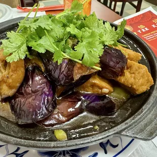 Eggplant and Tofu Pot