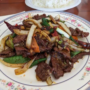Spicy cumin beef