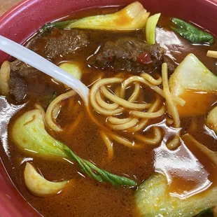 Spicy Braised Beef Noodle Soup